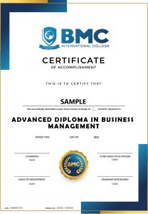 Advanced Diploma In Business Management - BMC